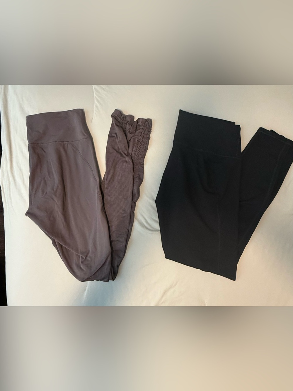 Fabletics High-Waist Leggings Duo — Black & Grey